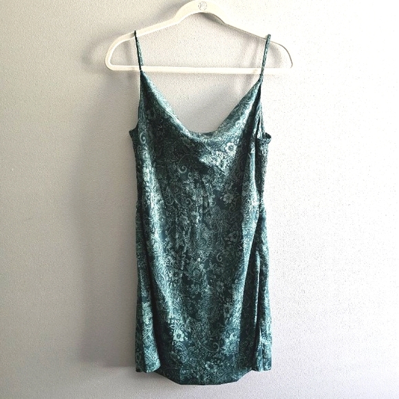 O'neill Corrine Satin Paisley Dress XL - Picture 4 of 9